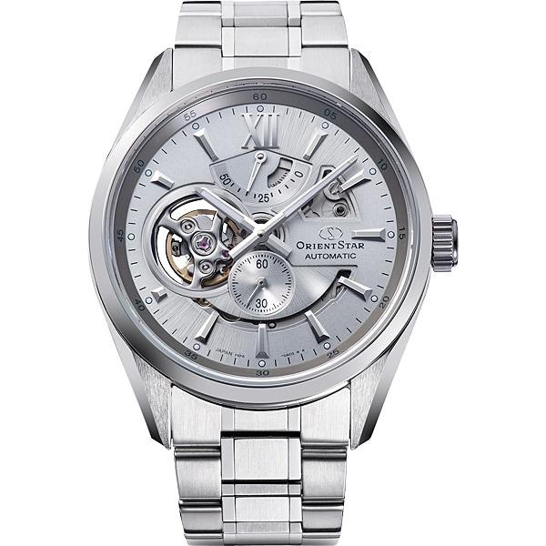 

Orient Чоловічий RK-AV0125S (Orient Star Contemporary Modern Skeleton Mens Metal) Круглий годинник срібний
