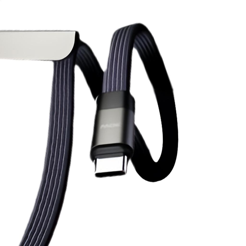 Type C Cable 240w Quick Data Wire with Adjustable Stand Fast Charging Cable for Phone Game 17-Inch Tablets Car Devices