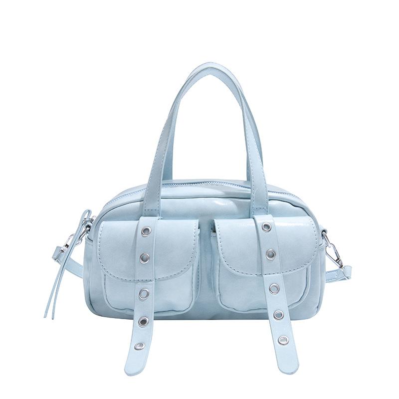 Neue Modische Vielseitige Handtasche Damen Mehrfach-Taschen Einfarbig Schulter Messenger Bag