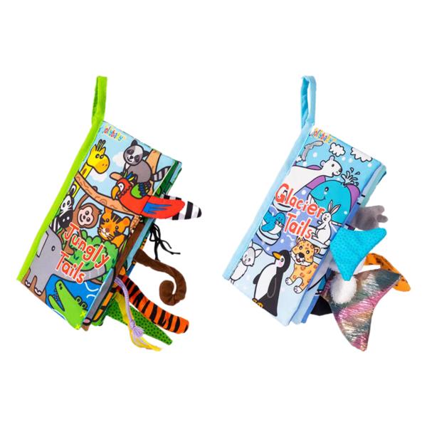 

Тканевая книга Jolly Baby Tail Book, корейские детские игрушки