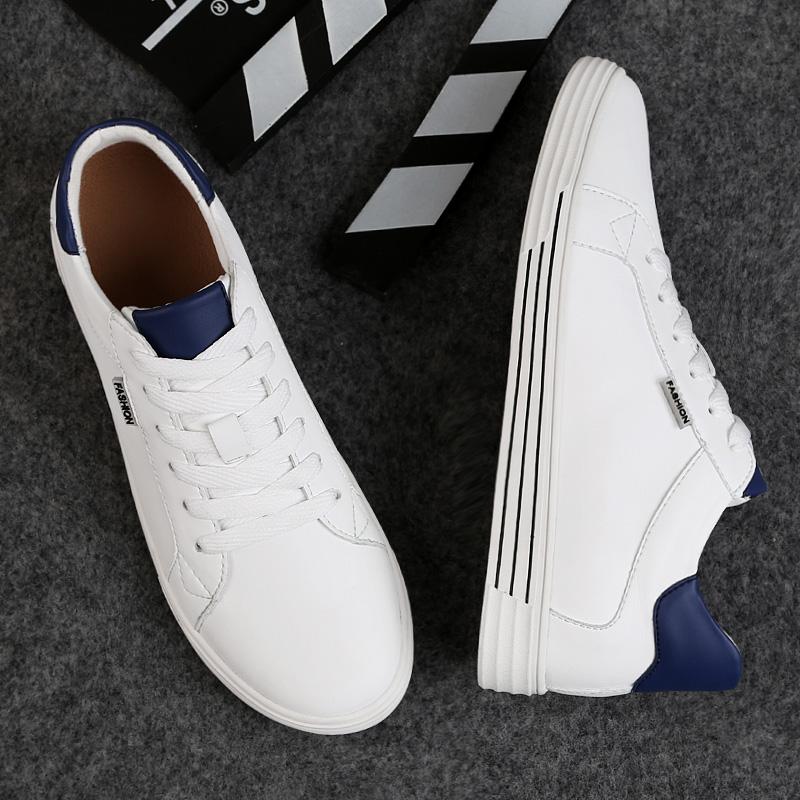 Fashion Genuine Leather Men's Sneakers Leisure Walk Casual Shoes Luxury Original Vulcanize Shoes for Men Versatile Skateboard Footwear