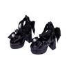 1 Pair 1/3&1/4 BJD Bowknot High Heels Pearl Dress Up Doll Shoes Doll's Shoes  Children's Gift