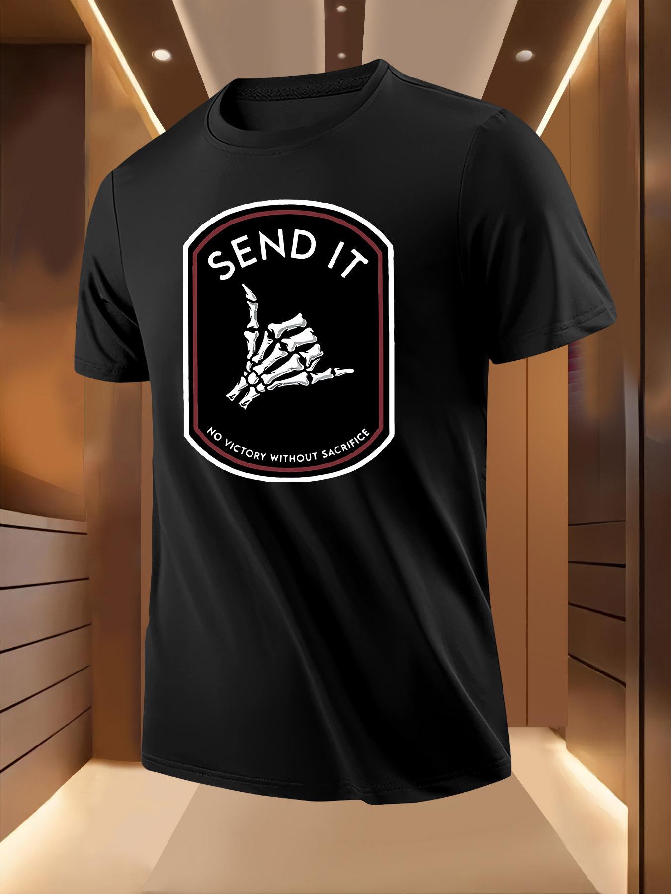 Graphic Tshirt - Lightweight Breathable Summer Tee with B... XXL