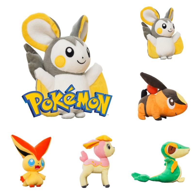 Adorable Pokémon Victini Snivy Deerling Tepig Plush Toy Soft Squishy