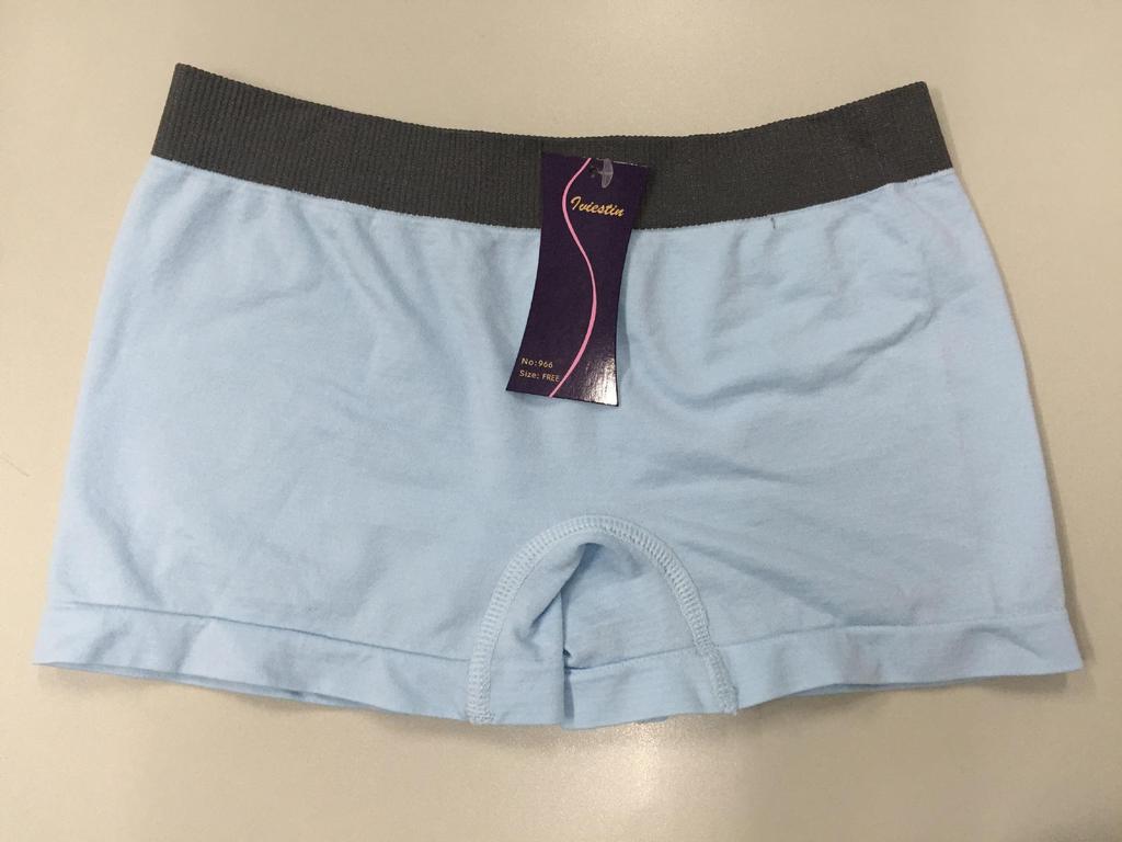 Women's Seamless Mid-Waist Quick-Dry Anti-Exposure Boxer Briefs