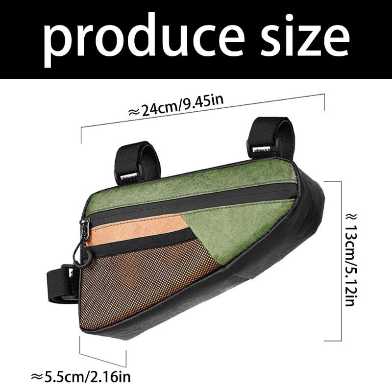 Waterproof Bike Top Tube Bag Cycling Accessory Waterproof Bar Bag Bicycles Frame Storage Pouches