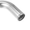 X AUTOHAUX Intercooler Air Intake Intercooler Aluminum 100mm Leg 90 Degree Bend Silver Tone Pipe, Tube, Hose, Alloy, Length, Elbow, 2"