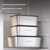 MACAIIROOS 304 Stainless Steel Food Storage Container Set