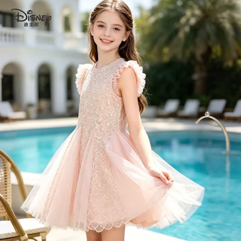 Disney Girls Summer Mesh Princess Dress 170