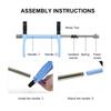 2-in-1 Thigh Training Bar Safe Home Fitness Workout Arm Thigh Trimmer Versatile Supplies for Leg/Arm/ Hip Shaping Women Men