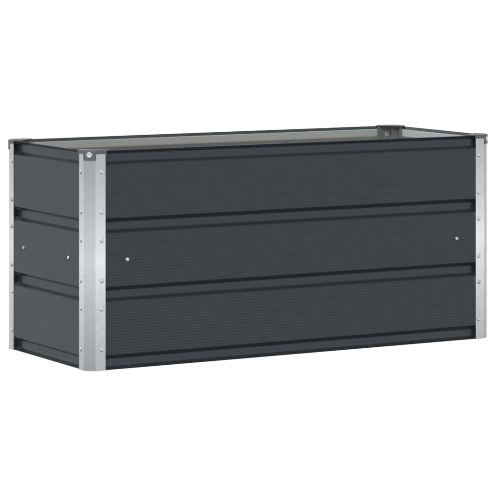 Plant Pot Anthracite 100 X 40 X 45 Cm Steel
