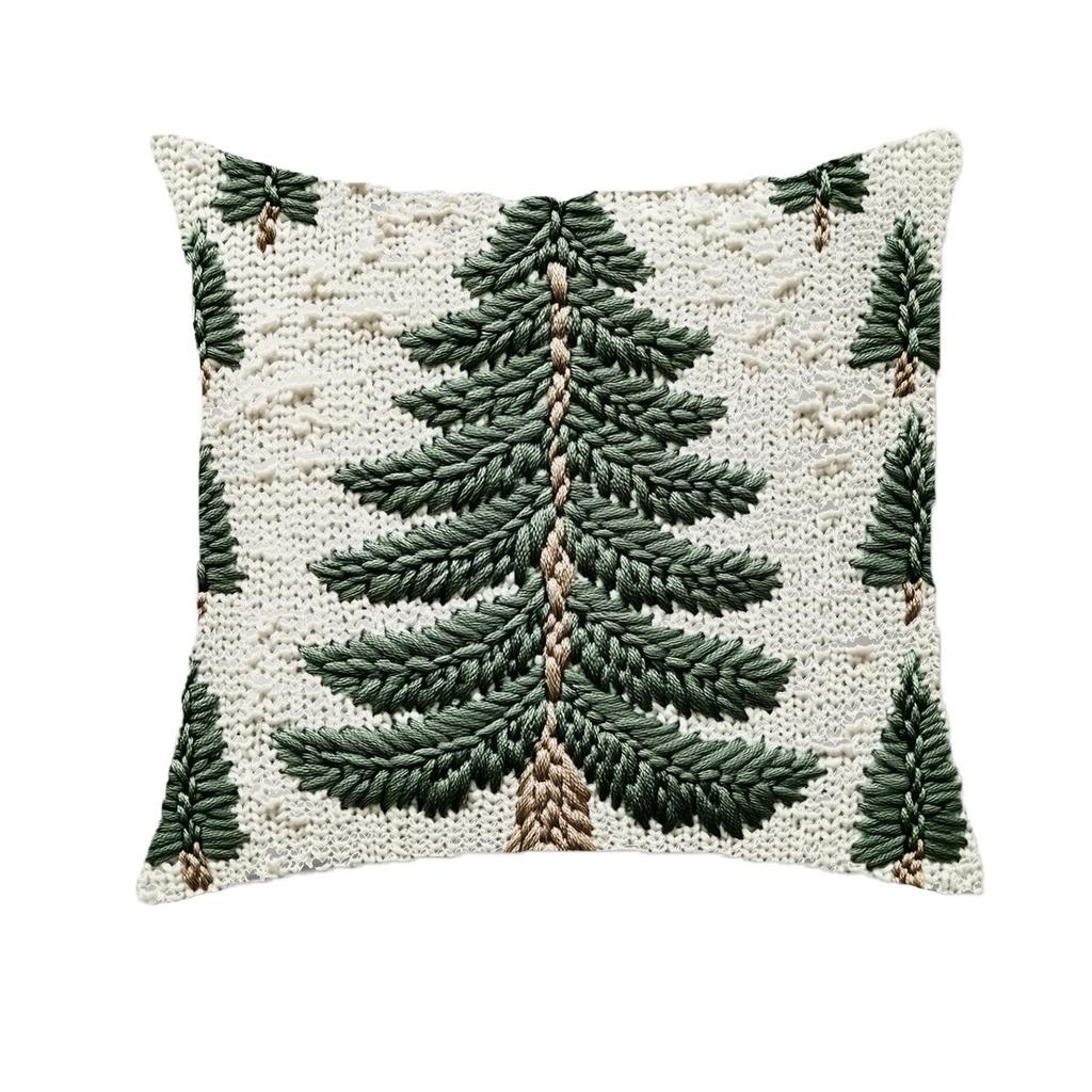 45Cm Christmas Tree Pillowcase Xmas Tree Pillow Cover Merry Christmas Decor Feliz Navidad Happy New Year Home Decor