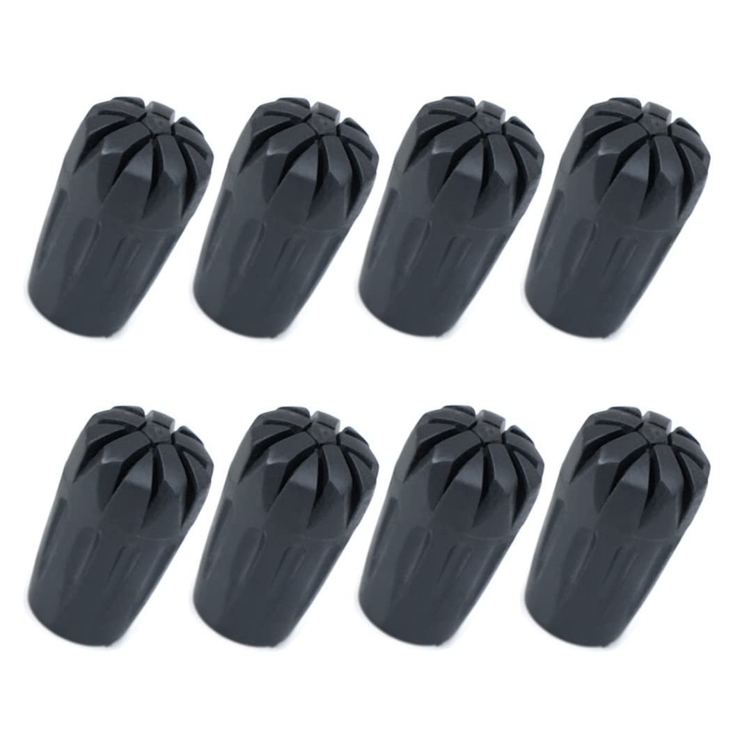 

XSAJU сменный резиновый колпачок для треккинговых палок, набор из 8 штук, резиновый внутренний диаметр 11 мм, нескользящий