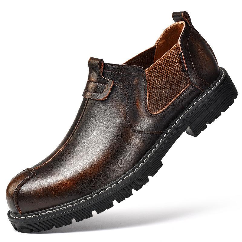 Martin Boots Men's 2025 Autumn and Winter Business Leather Shoes Men's Formal Casual Men's Shoes Korean Version Outdoor British Style Men's Shoes