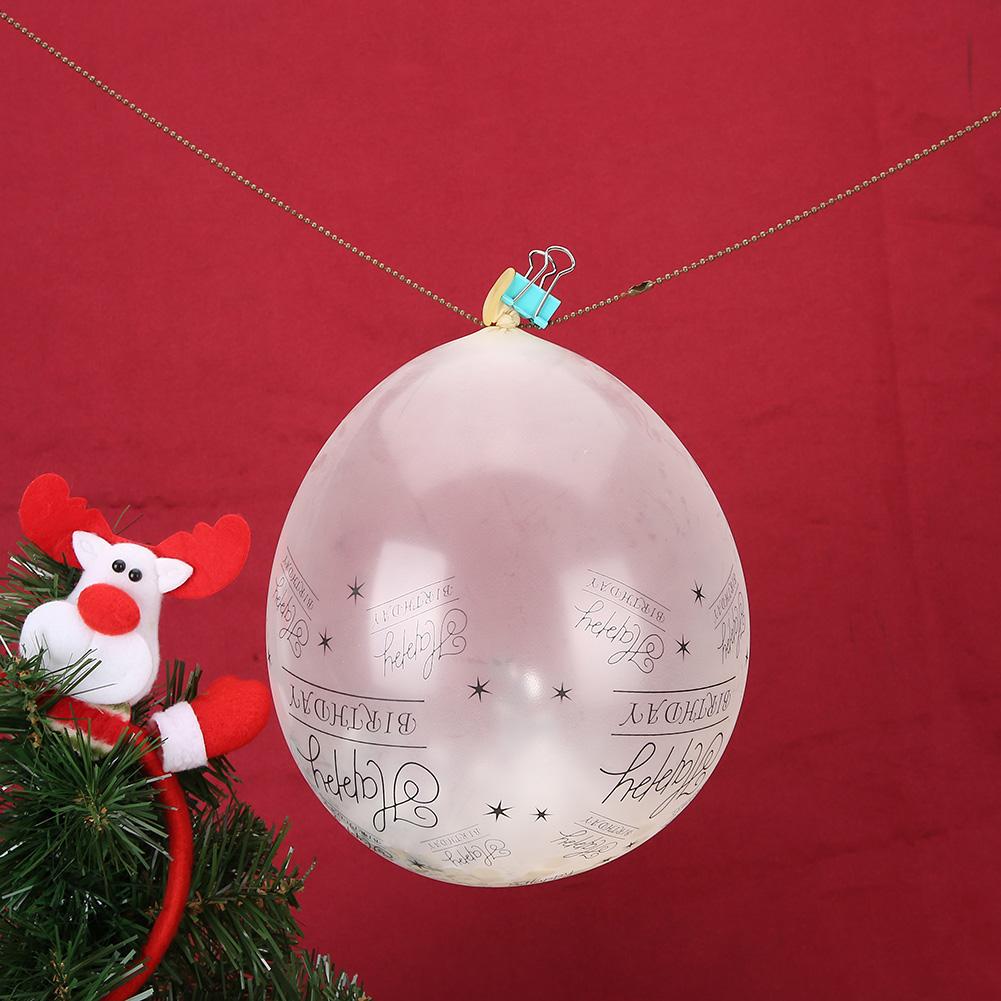 10Pcs Latex Transparent Balloon with   Words for Birthday Party Wedding Anniversary Decorate