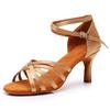 Women Girls Latin Dance Shoes Salsa Tango Ballroom Performance Shoes 7CM