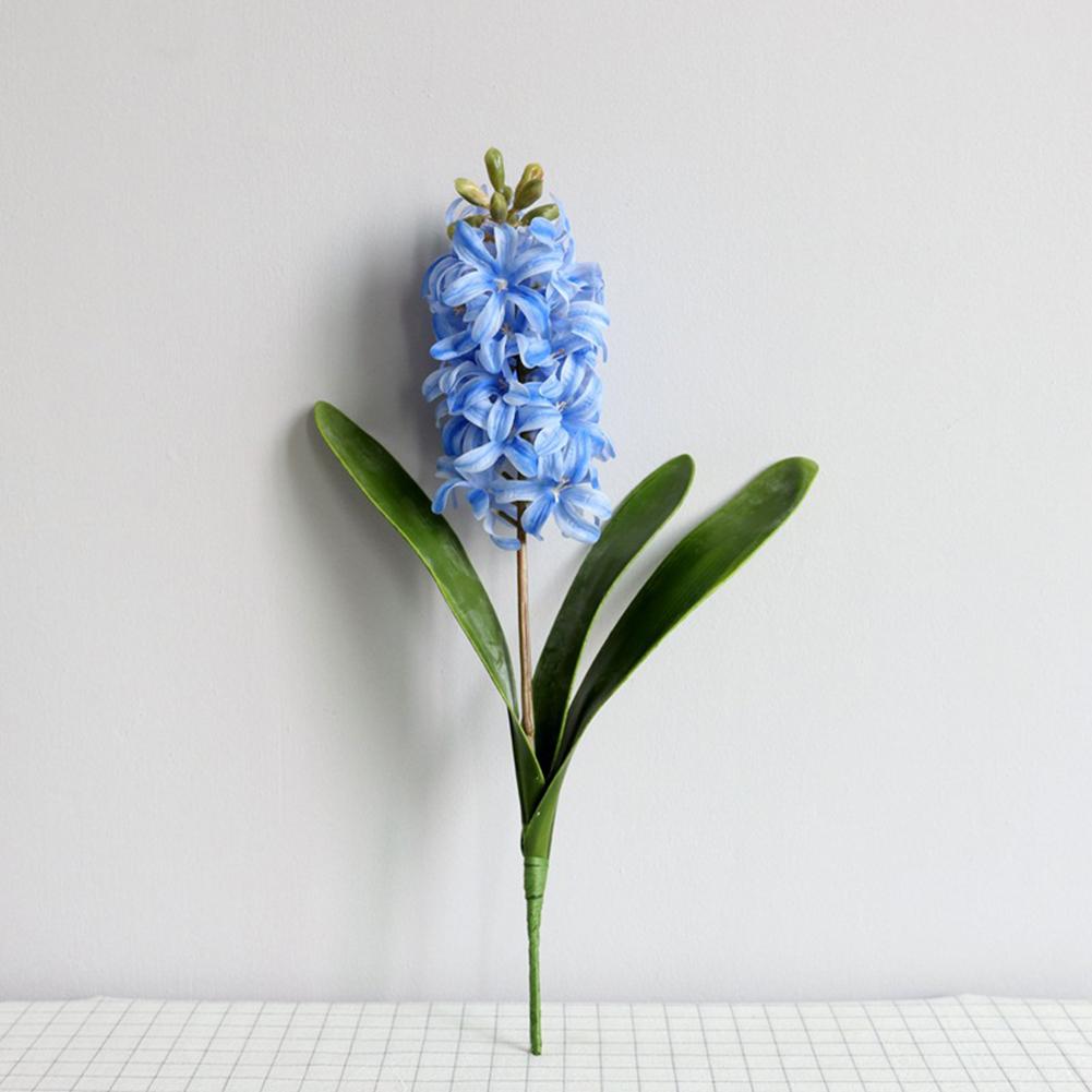 Artificial Hyacinth 3d Realistic Colored Flower Home Garden Fence Restaurant Banquet Hotel Wedding Simulation Decoration Flower