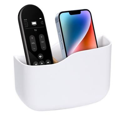 Remote Holder Wall Mount Self Adhesive Controller Organizer Remote Control Holder with Adjustable Divider for Wall Phone Bedside