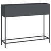 Raised Garden Bed Planter Anthracite Grey 100 X 26 X 82 Cm Steel
