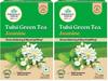 A TATA Product - Organic India Tulsi Green Tea Jasmine - 25 Tea Bags, Certified Organic, Stress Relief, Mood Uplifting, Antioxidant Power, Soothi