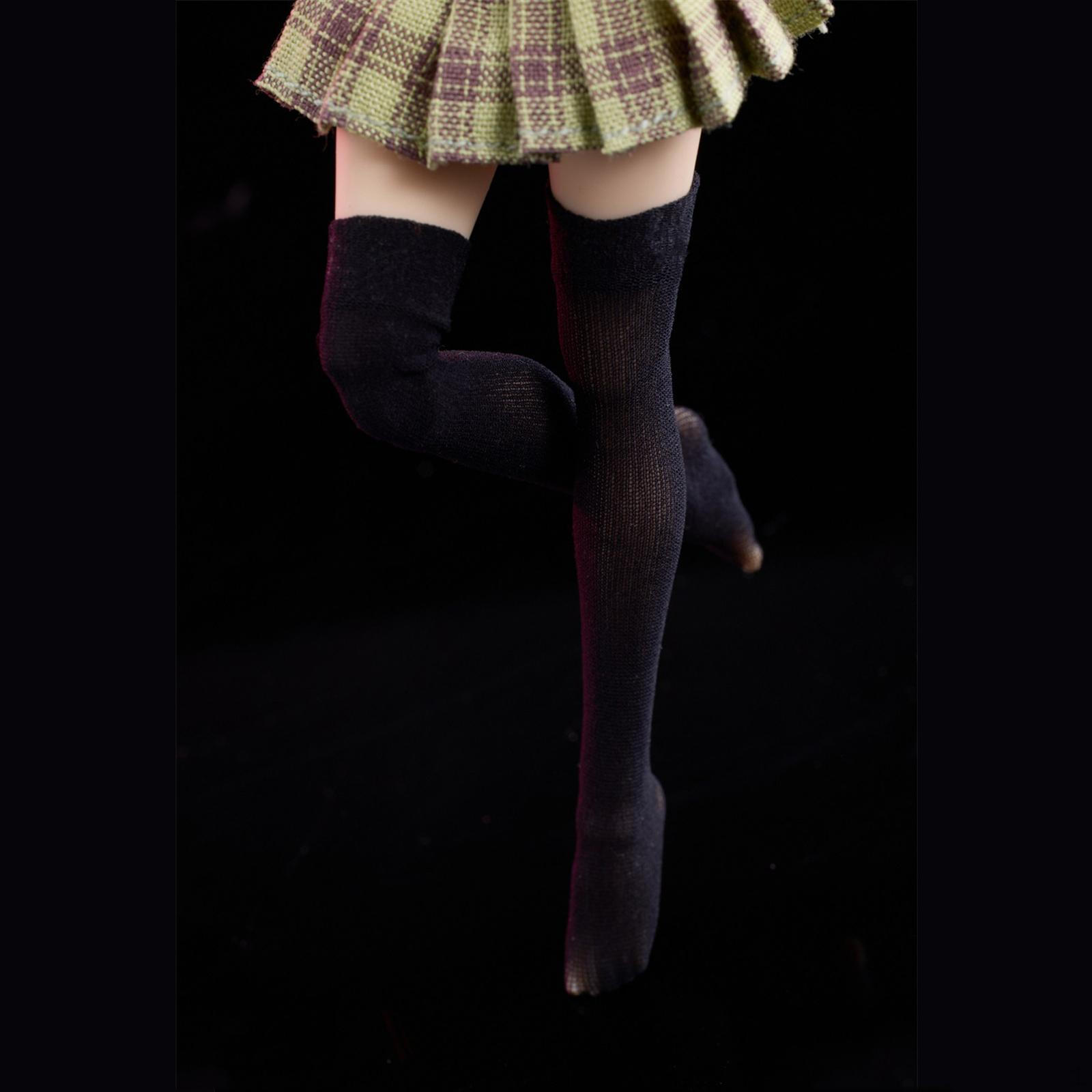 

1/12 Аксессуары для чулок для экшн-фигурок, 6 Наряд Бесшовное украшение DIY Игрушка Эластичная кукла Black