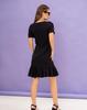 Robe en lin avec bas volants ISSA Plus