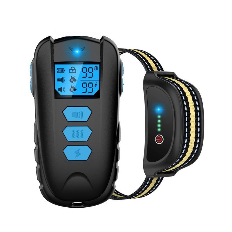 

Горячие товары для домашних животных Дрессировщик для собак с дистанционным управлением Тренажер для остановки лая ошейник для собак Приводы для собак с электрошоком Пульт дистанционного управления Цельный