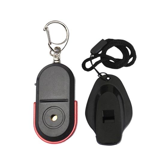 Fluier localizator chei cu senzor audio Găsire ușoară a cheilor Echipament anti-pierdere Duritate ridicată Lumină de noapte Localizator chei