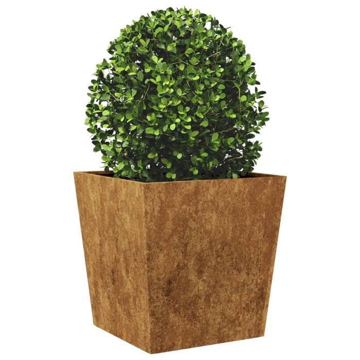 VidaXL Planter 50x50x50 Cm Corten Steel, Outdoor Planter, Flower Box, Garden Box, Patio Planter, 851078