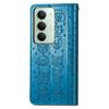 Pro Xiaomi Redmi 15 5G (Globální) (169 mm) Pouzdro Flip Wallet Kožené Pouzdro na Telefon s Roztomilým Vzorem Kočky a Psa