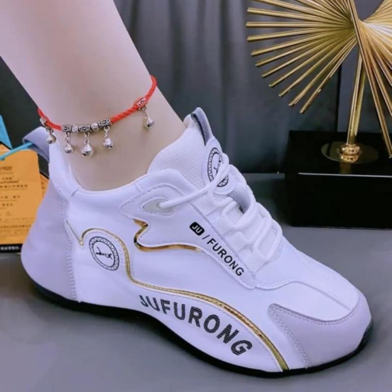 

Осінньо-зимові нові повсякденні спортивні кросівки чоловічі та жіночі однакові 2024 універсальні на м якій підошві кросівки тата шкіряна поверхня парні висока цінність 43 сірий колір