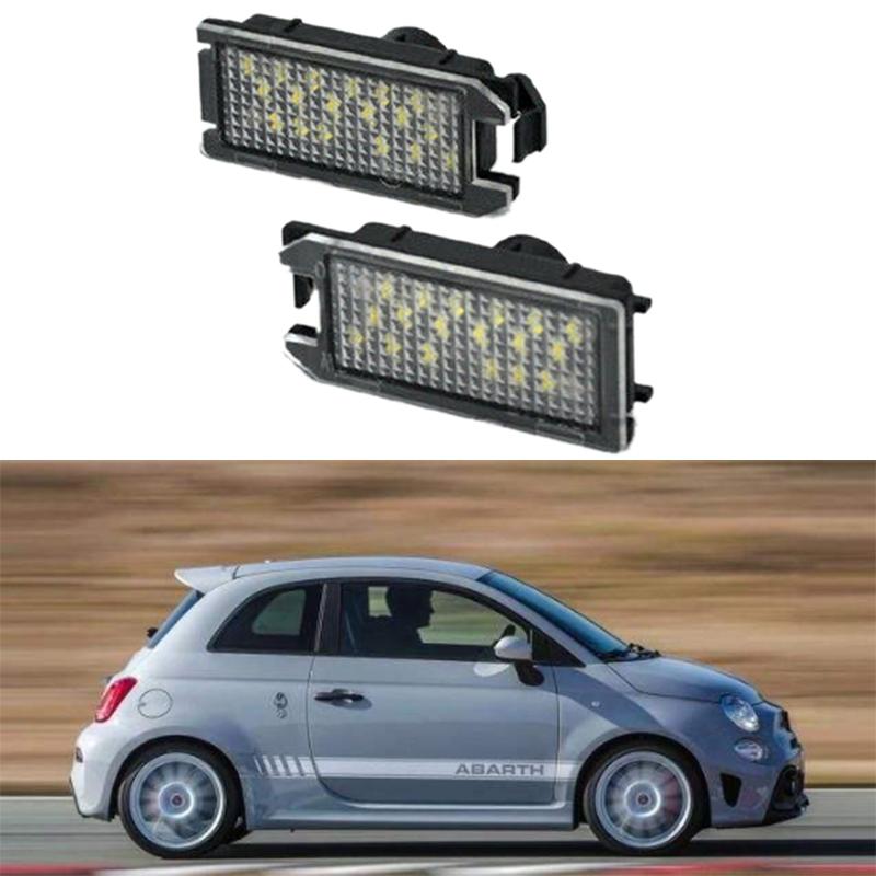 Authentic 2X Car Led License Plate Light License Plate Light For Fiat 500 500C