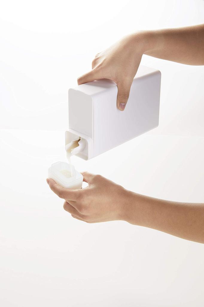 Yamazaki Jitsugyo Refillable Laundry Bottle White Tower 3587 Approx. W5.5XD11XH20cm