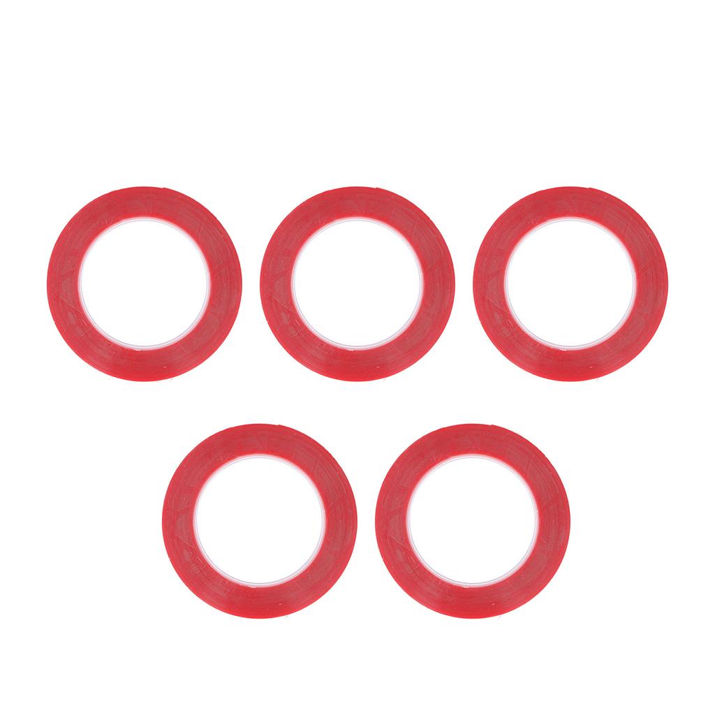 5Pcs Double Sided Adhesive Tape Transparent Acrylic High Temperature Resistant High Adhesion