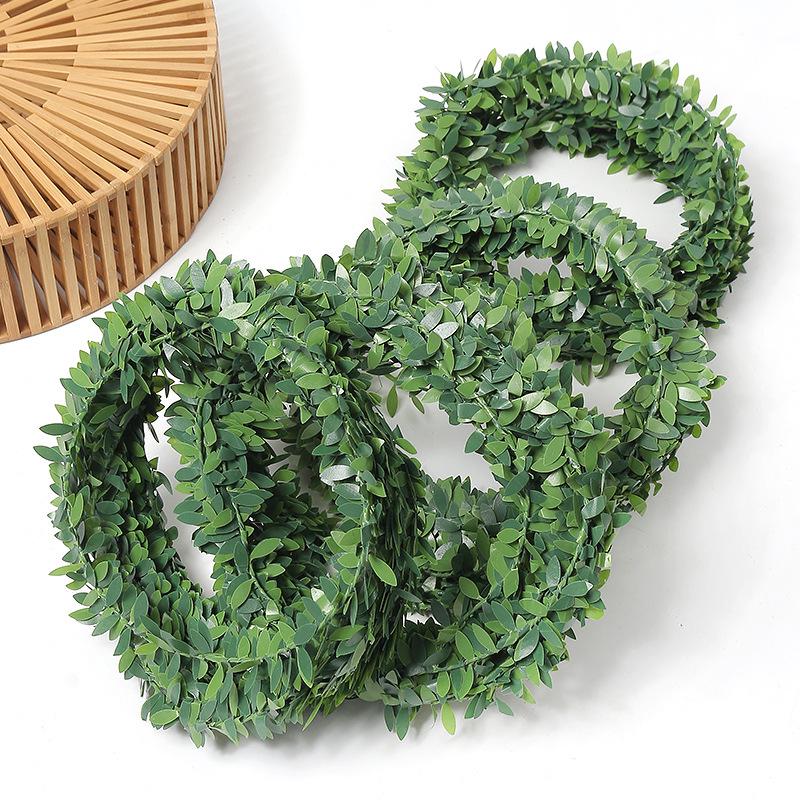 Green Leaves DIY Wreath Vine Wall Decoration for Weddings and Birthdays