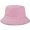 Cotton Solid Bucket Hat | Summer Sun Protection & Breathable Round Crown