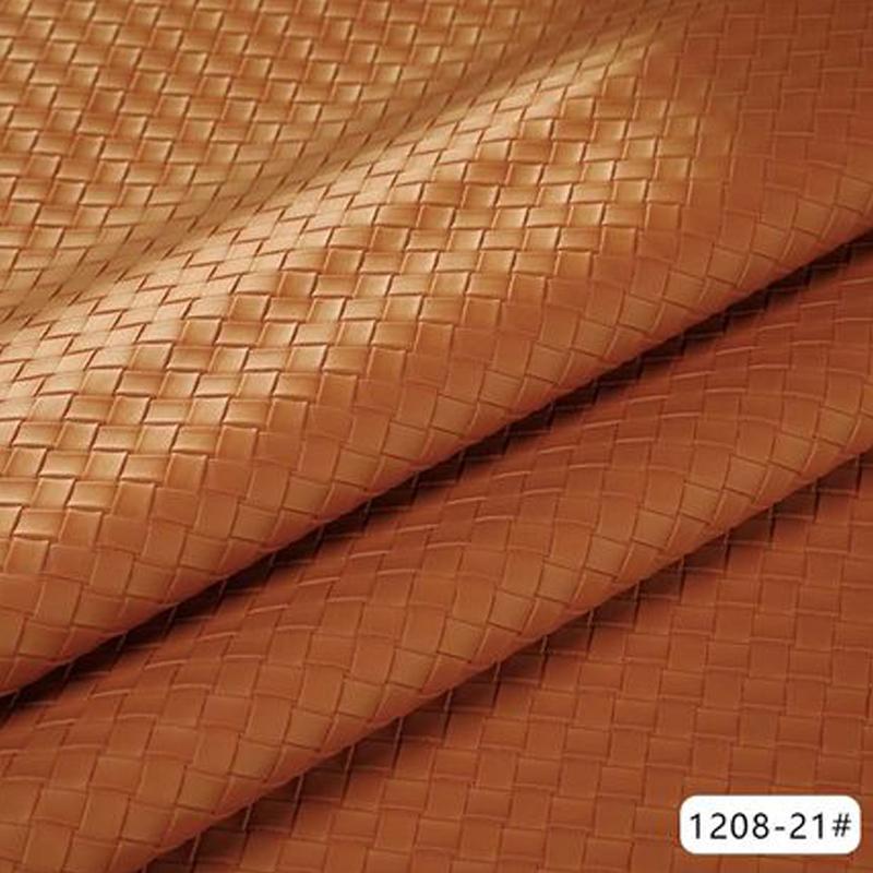 100x137cm Woven Pattern Synthetic Leather Fabric Soft PU Leather Sewing Diy Sofa Background Car Interior Upholstery Home Decor