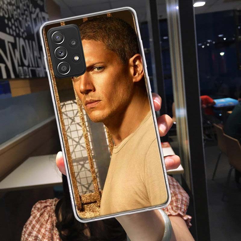 Prison Break TV Series Phone Case for Samsung A54 A57 A37 A17 A14 A15 A12 A24 A34 A55 A35 A25 A52S A07 A05S A04S A22 A32 A72 Gal