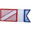 Scuba Diving Flag Iron On Patches Embroidered Diver Badge Backpacks Bag Embroidered Flag Patches