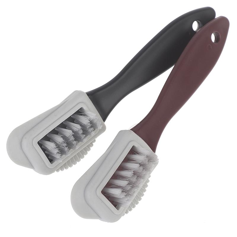 2-Side Cleaning Brush Kit For Suede Leather Nubuck Shoes Boot Cleaner Stain Dust