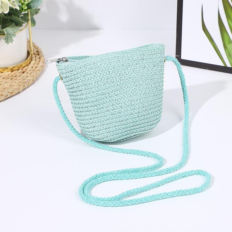 Children's Internet celebrity super fairy lace straw hat fashion outdoor travel sunscreen hat summer straw woven ruffle edge sunshade hat