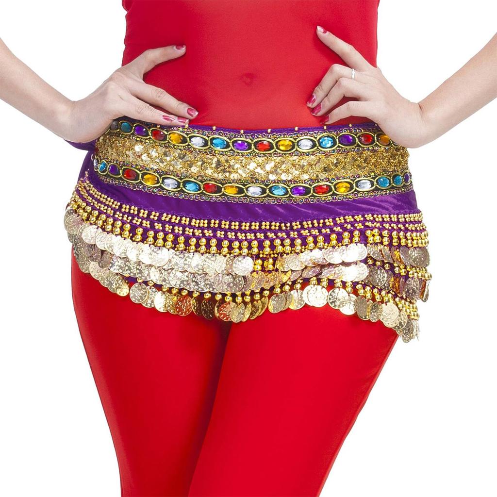 Ladies' Belly Dance Hip Scarf, Waist Chain Hip Scarf, Tassel Chiffon Performance Dress, Waist Scarf