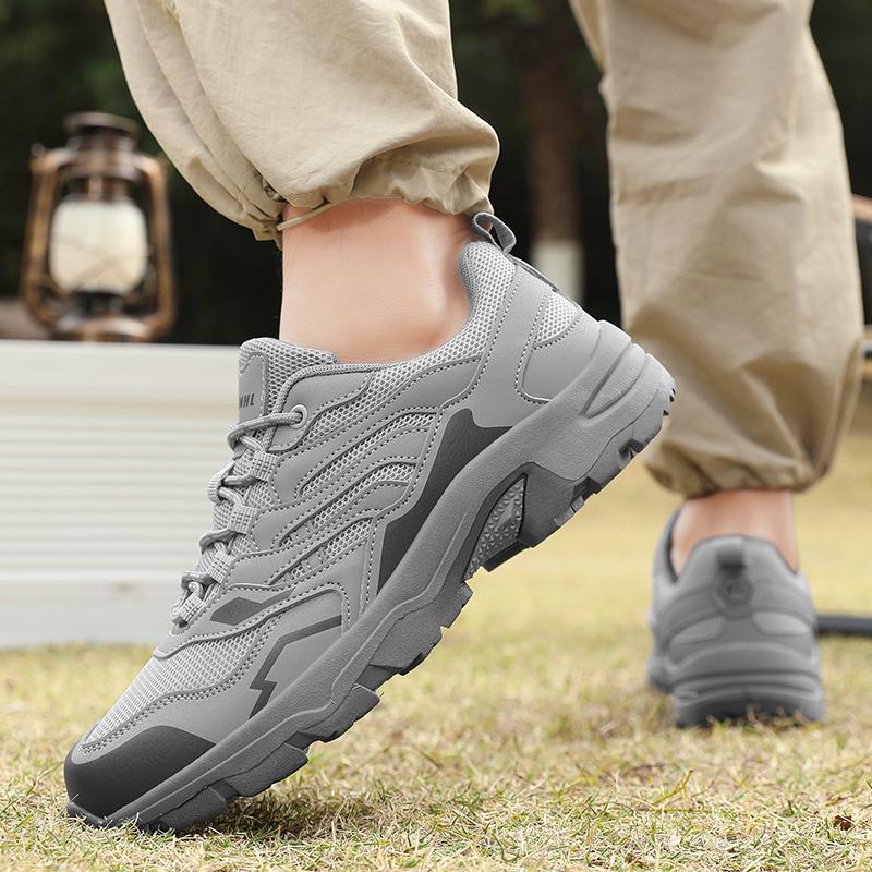Atmungsaktive Wanderschuhe Herren Sommer Outdoor Trekkingschuhe Herren Rutschfest Klettern Bergschuhe Trail