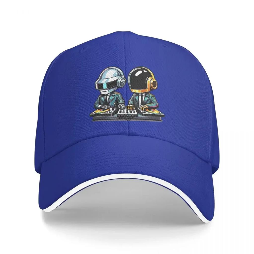 Daft Punk Hat Unisex HipHop Hats Sun Hat Golf Hats Breathable Snapback Caps Baseball Cap Summer