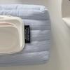 Portable Pull Out Wet Tissue Case High Quality Striped Quilted Wet Wipe Pouch Multipurpose Car Tissue Box Living Room Organizer