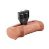CAMVATE Wooden Hand Grip with 1/4" Mounting Screw Connector for DSLR Camera Cage (Switchable for Right/Left Hands)