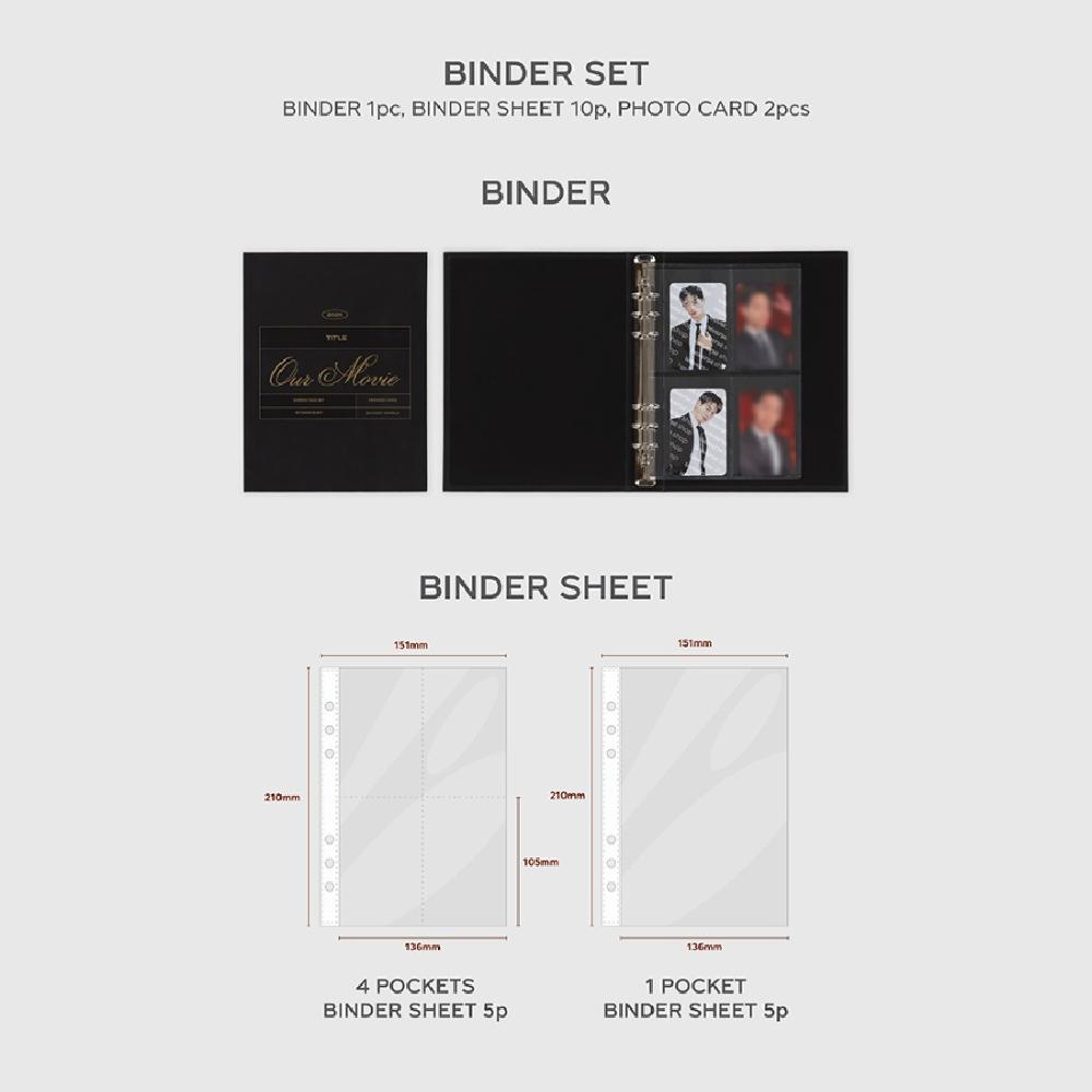 2nd Pre-order SHINee BEST CHOI's MINHO Our Movie Binder Set