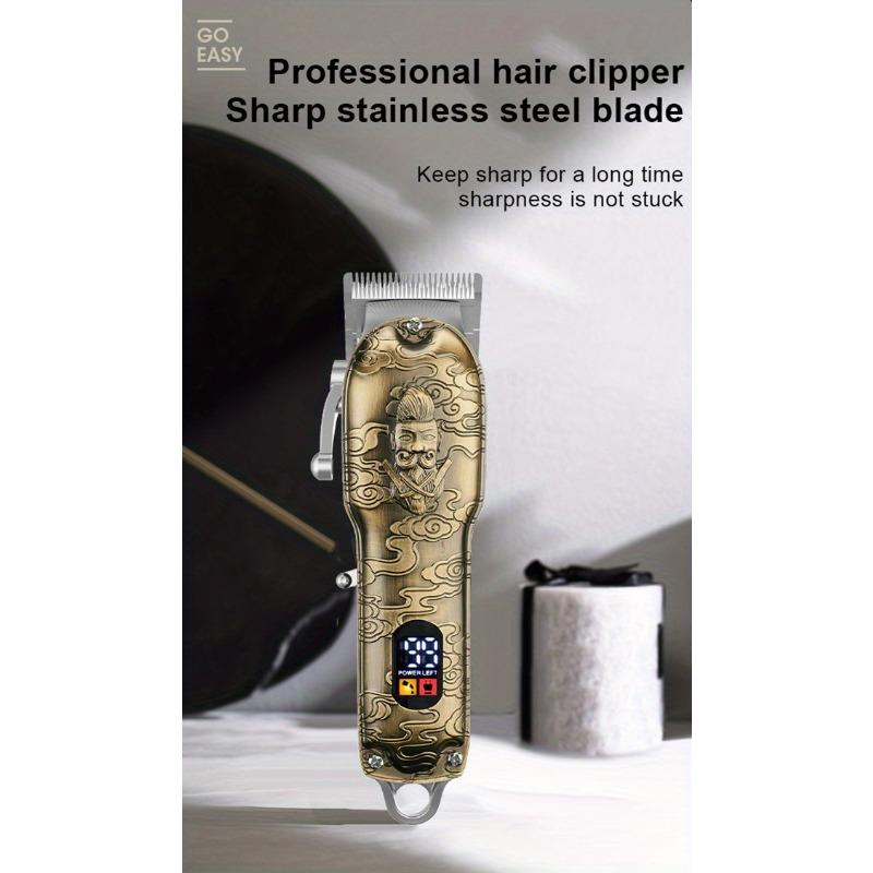 1 Set Verbessern Sie Ihr Haarschnitt-Spiel – Professionelles kabelloses Haarschneide-Set mit LCD-Display – perfektes Geschenk für Männer und Papa!