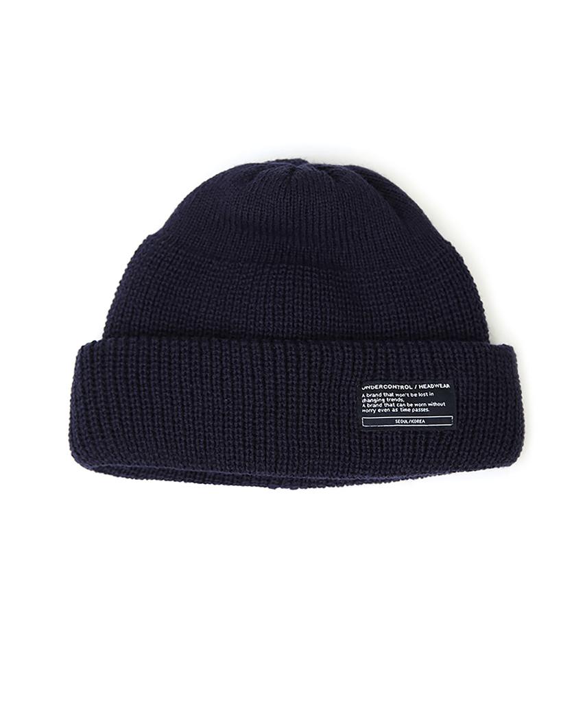 Eondeokeonteulol Winter Short Beanie Beanie / Monk Fit / Navy