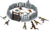 MATTEL JURASSIC WORLD New Ruler Adventskalender 2022, Minifiguren und Teile, Jahre alt und HHW24 [Nur online] [30 enthalten] [Dinosaurier-Spielzeug] [3 Up]